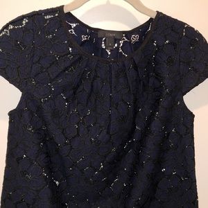 NWOT J.Crew embroidered floral lace blouse